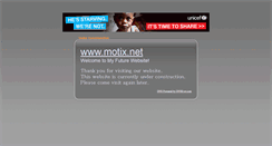 Desktop Screenshot of motix.net